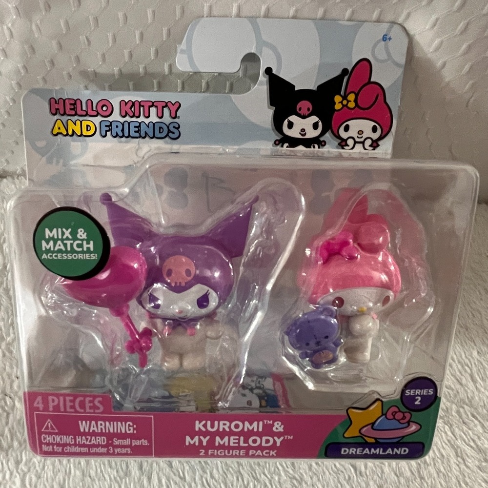 Hello Kitty and Friends Series 2 Dreamland 2-Pack: Kuromi and My Melody